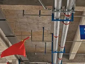根河管廊支架的安装方法
