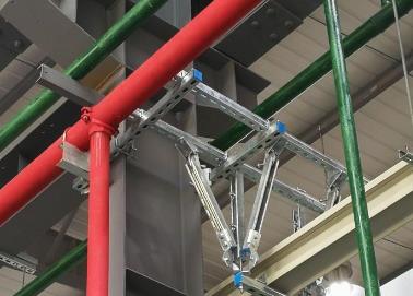 根河该抗震支架的整体式支吊架结构协调性好